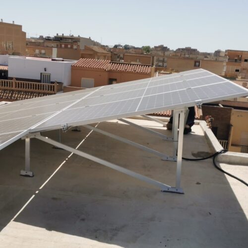 Instalación fotovoltaica de 6.6 kW de electricidad.